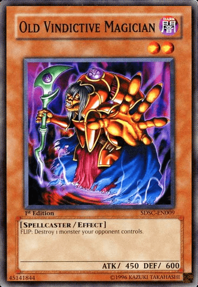Old Vindictive Magician [SDSC-EN009] Common - Josh's Cards