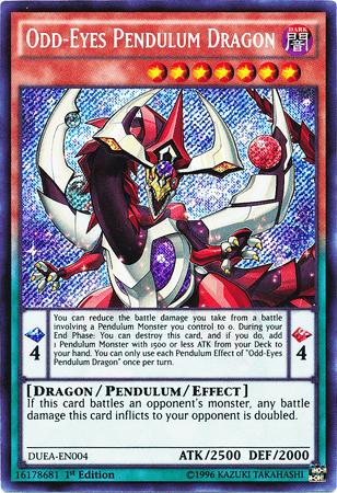 Odd-Eyes Pendulum Dragon [DUEA-EN004] Secret Rare - Josh's Cards