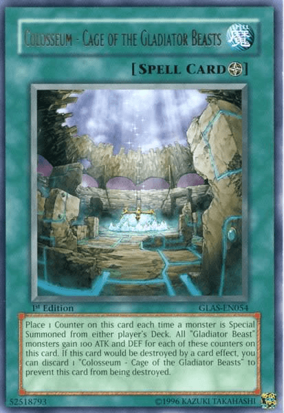 Colosseum - Cage of the Gladiator Beasts [GLAS-EN054] Rare - Josh's Cards
