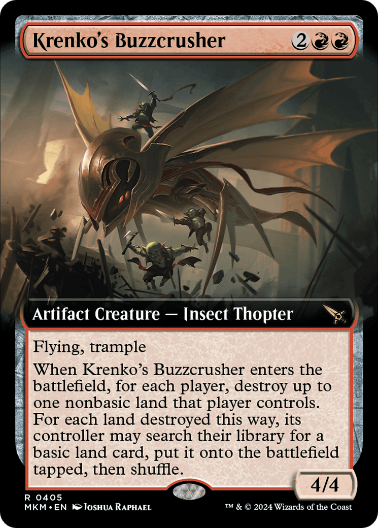 Krenko's Buzzcrusher (Extended Art) [Murders at Karlov Manor] - Josh's Cards