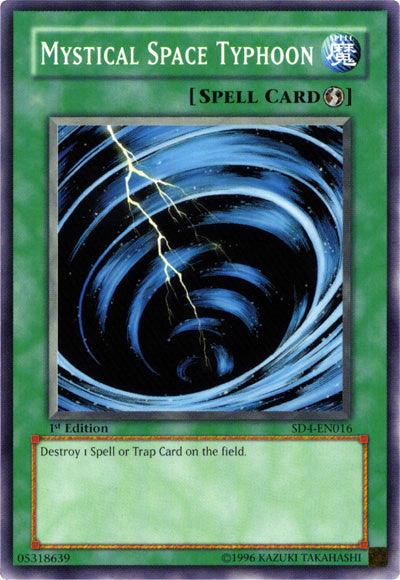 Mystical Space Typhoon [SD4-EN016] Common - Josh's Cards