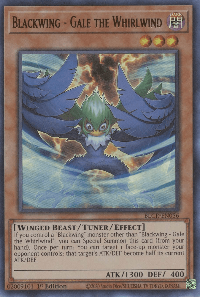 Blackwing - Gale the Whirlwind [BLCR-EN056] Ultra Rare - Josh's Cards