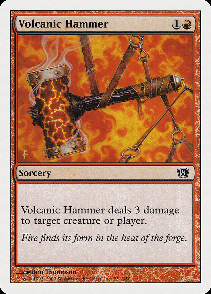 Volcanic Hammer [Eighth Edition] Foil