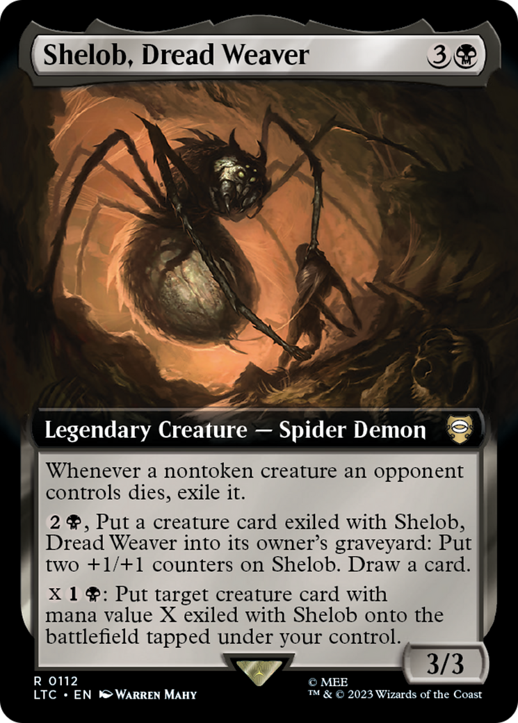 Shelob, Dread Weaver (LTC-112) - Tales of Middle-earth Commander: (Extended Art) Foil