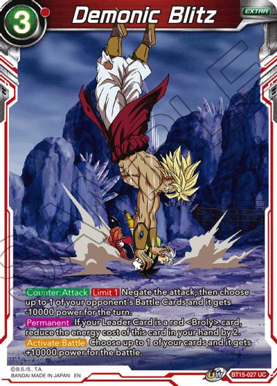 Demonic Blitz (BT15-027) [Saiyan Showdown] Parallel Foil
