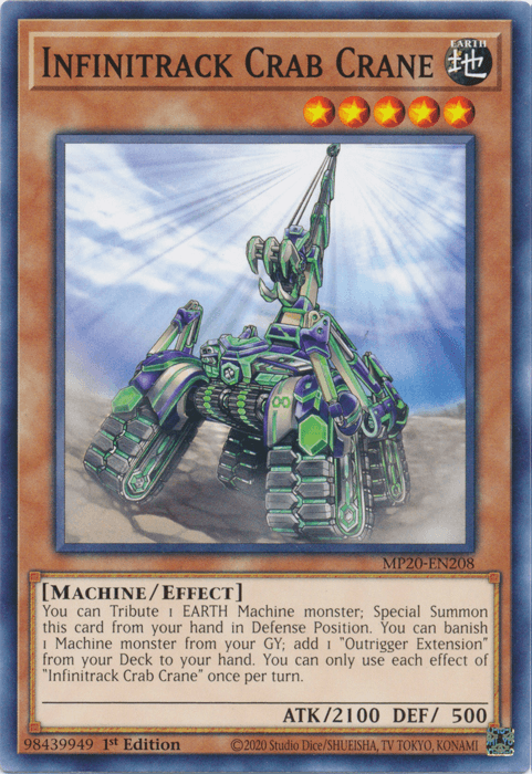 Infinitrack Crab Crane [MP20-EN208] Common - Josh's Cards