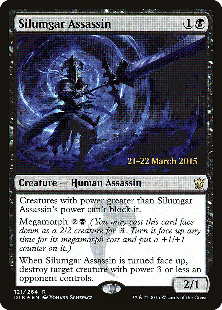 Silumgar Assassin (PRE-121S) - Dragons of Tarkir Promos Foil