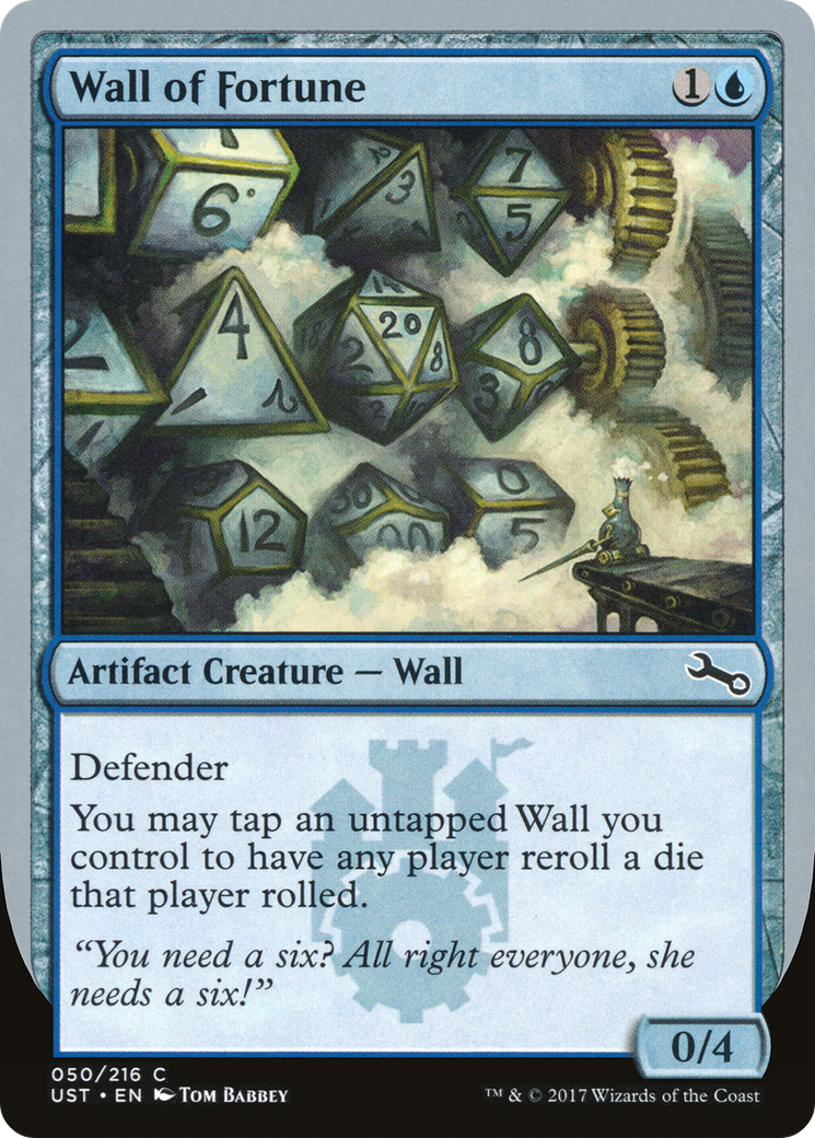Wall of Fortune (UST-050) - Unstable Foil
