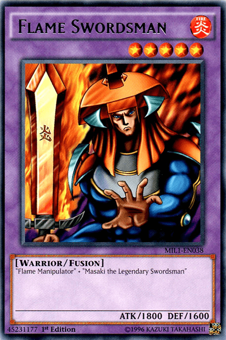 Flame Swordsman [MIL1-EN038] Rare - Josh's Cards