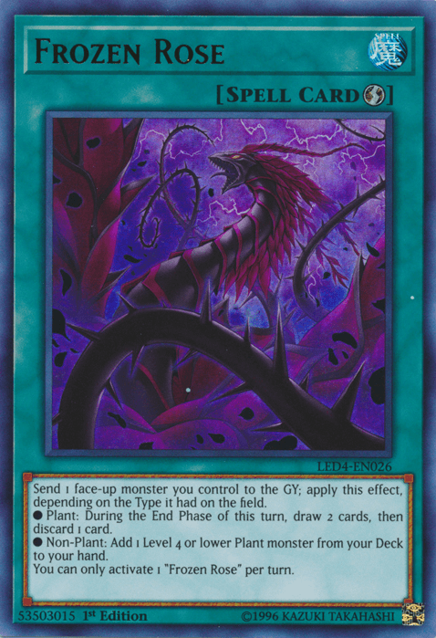 Frozen Rose [LED4-EN026] Ultra Rare - Josh's Cards