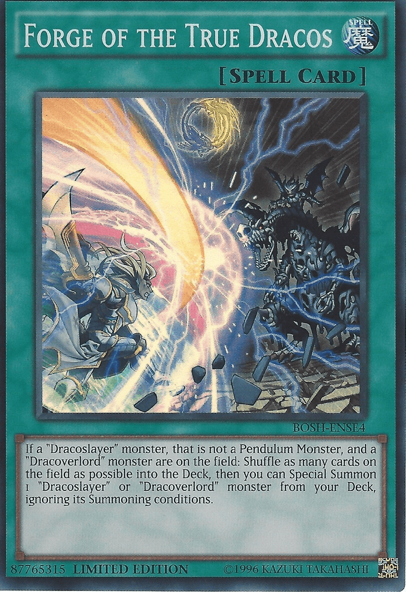 Forge of the True Dracos [BOSH-ENSE4] Super Rare - Josh's Cards