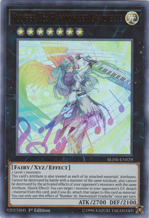 Number 76: Harmonizer Gradielle [BLHR-EN029] Ultra Rare - Josh's Cards