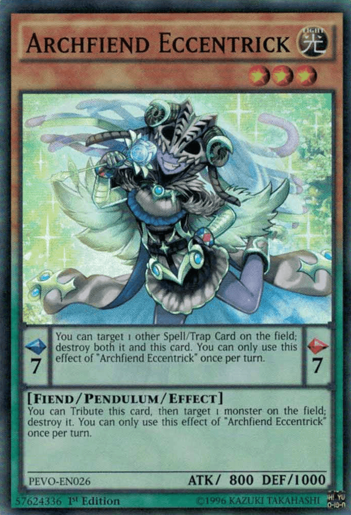 Archfiend Eccentrick [PEVO-EN026] Super Rare - Josh's Cards