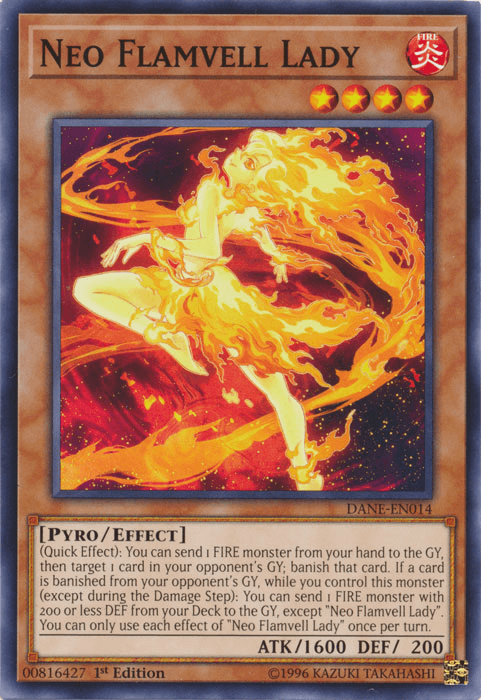 Neo Flamvell Lady [DANE-EN014] Common - Josh's Cards