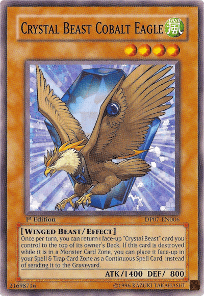Crystal Beast Cobalt Eagle [DP07-EN006] Common - Josh's Cards