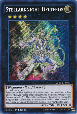 Stellarknight Delteros [MP15-EN098] Secret Rare - Josh's Cards