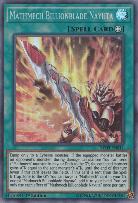 Mathmech Billionblade Nayuta [MYFI-EN011] Super Rare - Josh's Cards