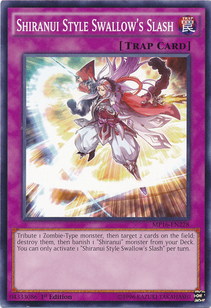 Shiranui Style Swallow's Slash [MP16-EN228] Common - Josh's Cards