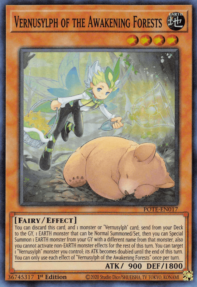 Vernusylph of the Awakening Forests [POTE-EN017] Super Rare - Josh's Cards