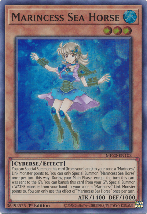 Marincess Sea Horse [MP20-EN102] Super Rare - Josh's Cards