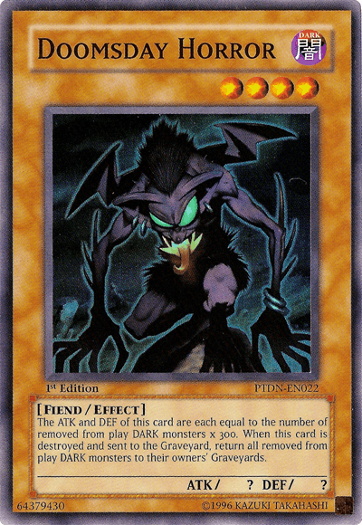 Doomsday Horror [PTDN-EN022] Super Rare - Josh's Cards