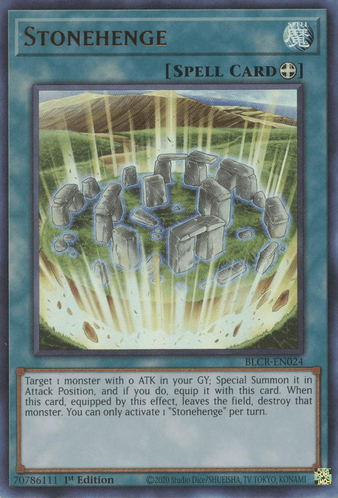 Stonehenge [BLCR-EN024] Ultra Rare - Josh's Cards