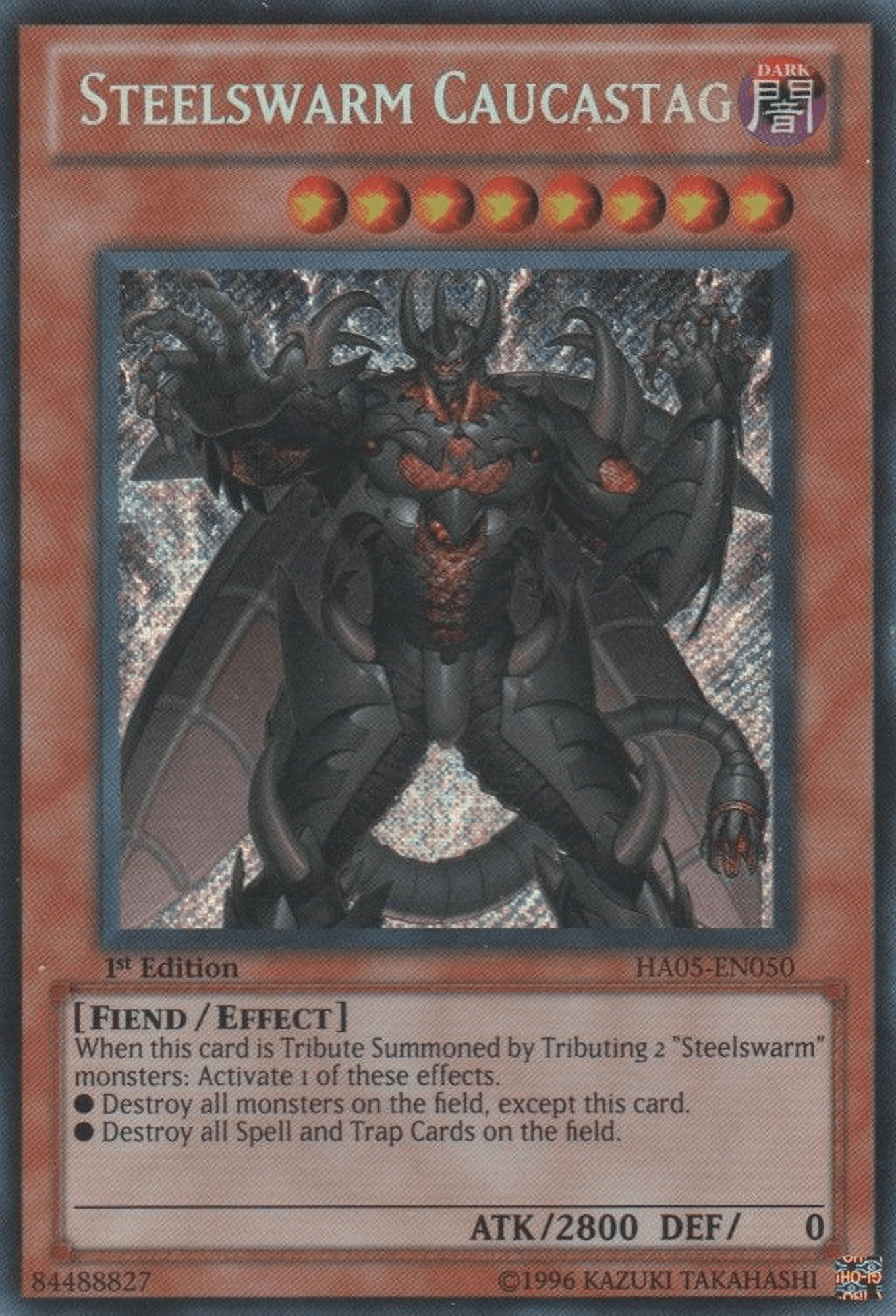 Steelswarm Caucastag [HA05-EN050] Secret Rare - Josh's Cards