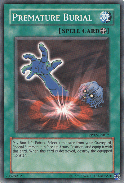 Premature Burial [RP02-EN012] Common - Josh's Cards