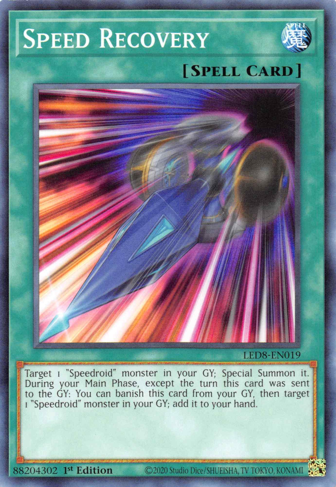 Speed Recovery [LED8-EN019] Common - Josh's Cards
