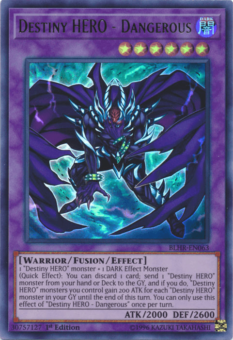 Destiny Hero - Dangerous [BLHR-EN063] Ultra Rare - Josh's Cards