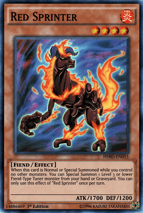 Red Sprinter [HSRD-EN015] Super Rare - Josh's Cards