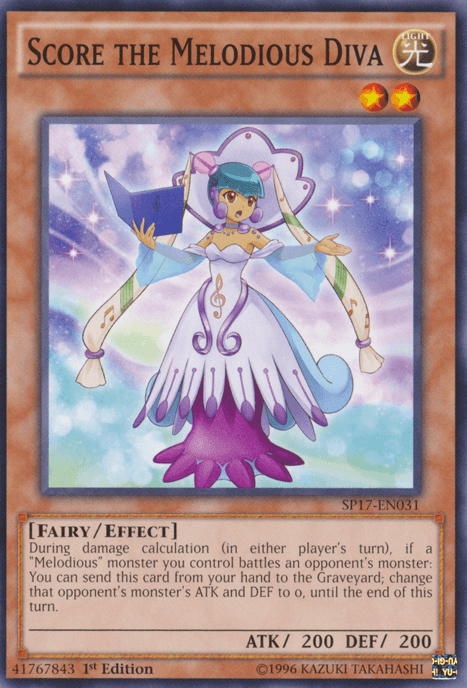 Score the Melodious Diva [SP17-EN031] Common - Josh's Cards