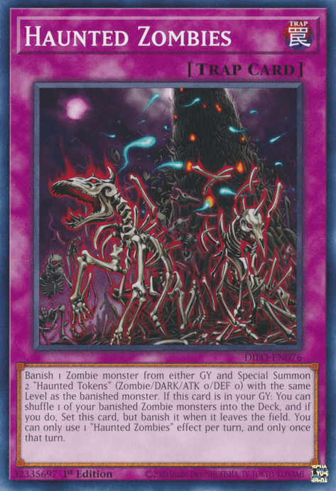 Haunted Zombies [DIFO-EN076] Common - Josh's Cards