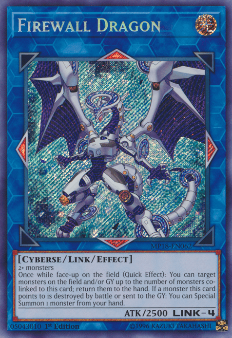 Firewall Dragon [MP18-EN062] Secret Rare - Josh's Cards