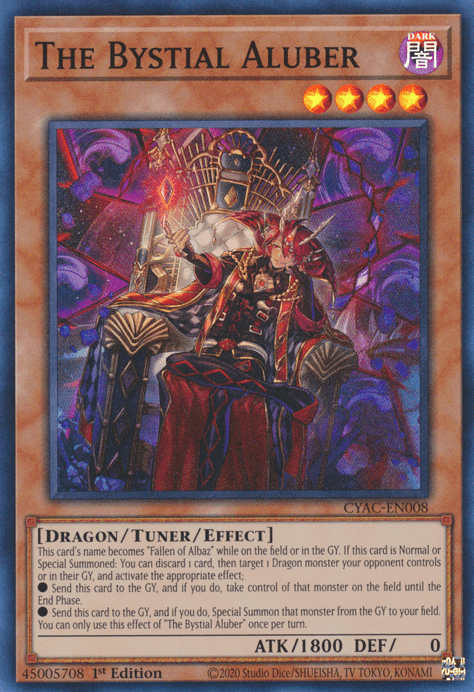 The Bystial Aluber [CYAC-EN008] Super Rare - Josh's Cards