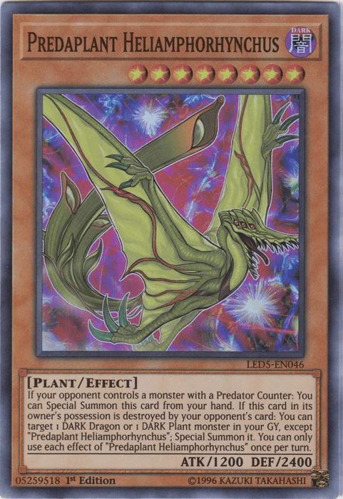 Predaplant Heliamphorhynchus [LED5-EN046] Super Rare - Josh's Cards