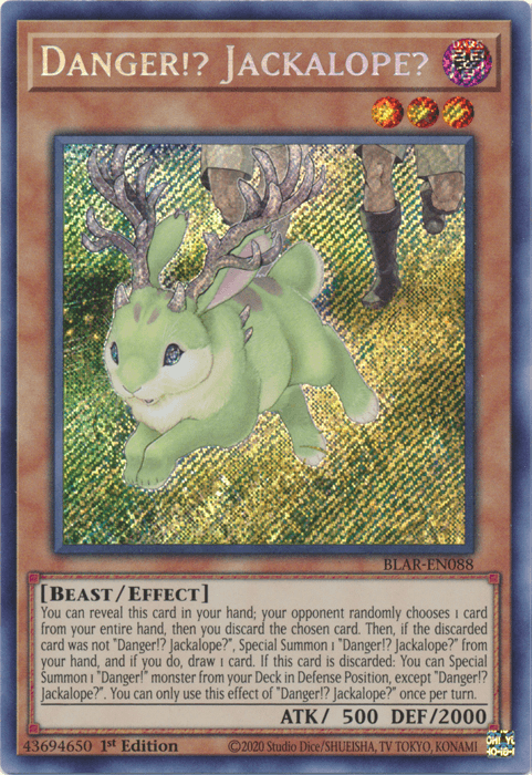 Danger!? Jackalope? [BLAR-EN088] Secret Rare - Josh's Cards