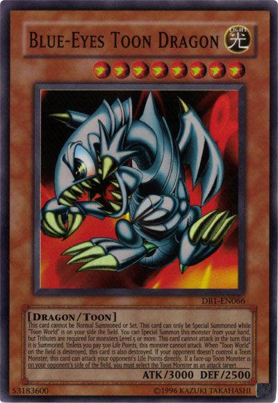 Blue-Eyes Toon Dragon [DB1-EN066] Super Rare - Josh's Cards