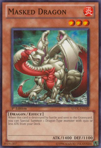 Masked Dragon [SDDL-EN020] Common - Josh's Cards