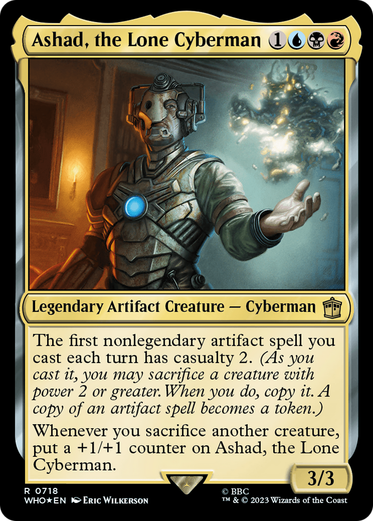 Ashad, the Lone Cyberman (WHO-718) - Doctor Who Foil