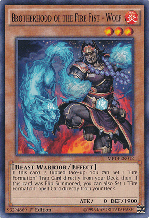 Brotherhood of the Fire Fist - Wolf [MP14-EN012] Common - Josh's Cards