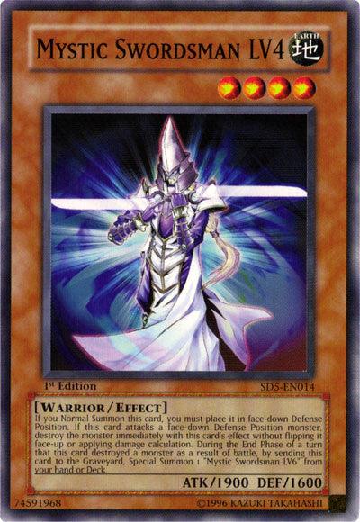 Mystic Swordsman LV4 [SD5-EN014] Common - Josh's Cards