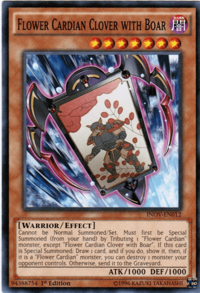 Flower Cardian Clover with Boar [INOV-EN012] Common - Josh's Cards