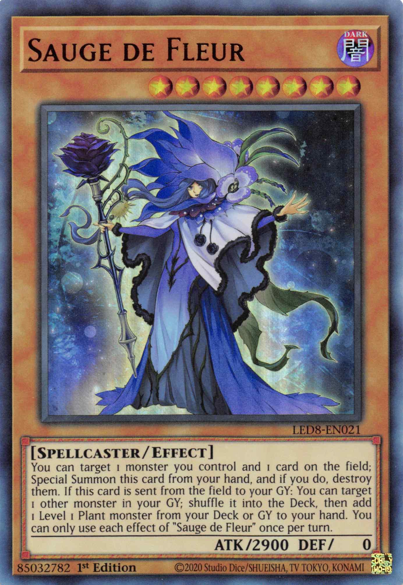 Sauge de Fleur [LED8-EN021] Ultra Rare - Josh's Cards