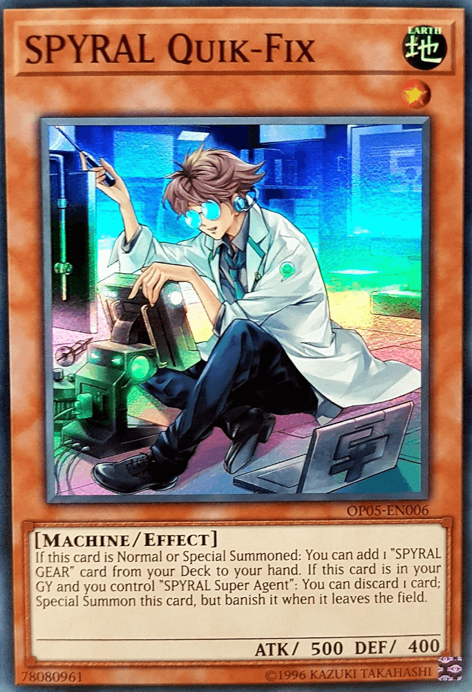 SPYRAL Quik-Fix [OP05-EN006] Super Rare - Josh's Cards