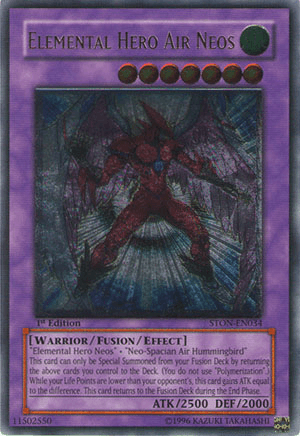 Elemental Hero Air Neos [STON-EN034] Ultimate Rare - Josh's Cards