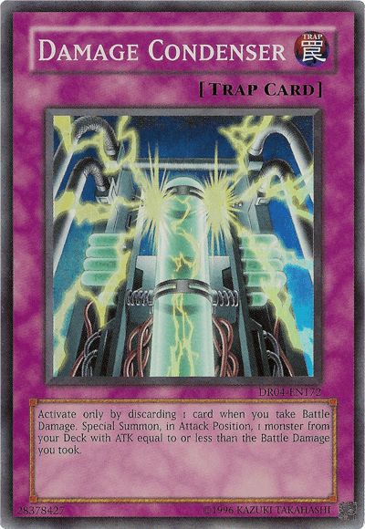Damage Condenser [DR04-EN172] Super Rare - Josh's Cards
