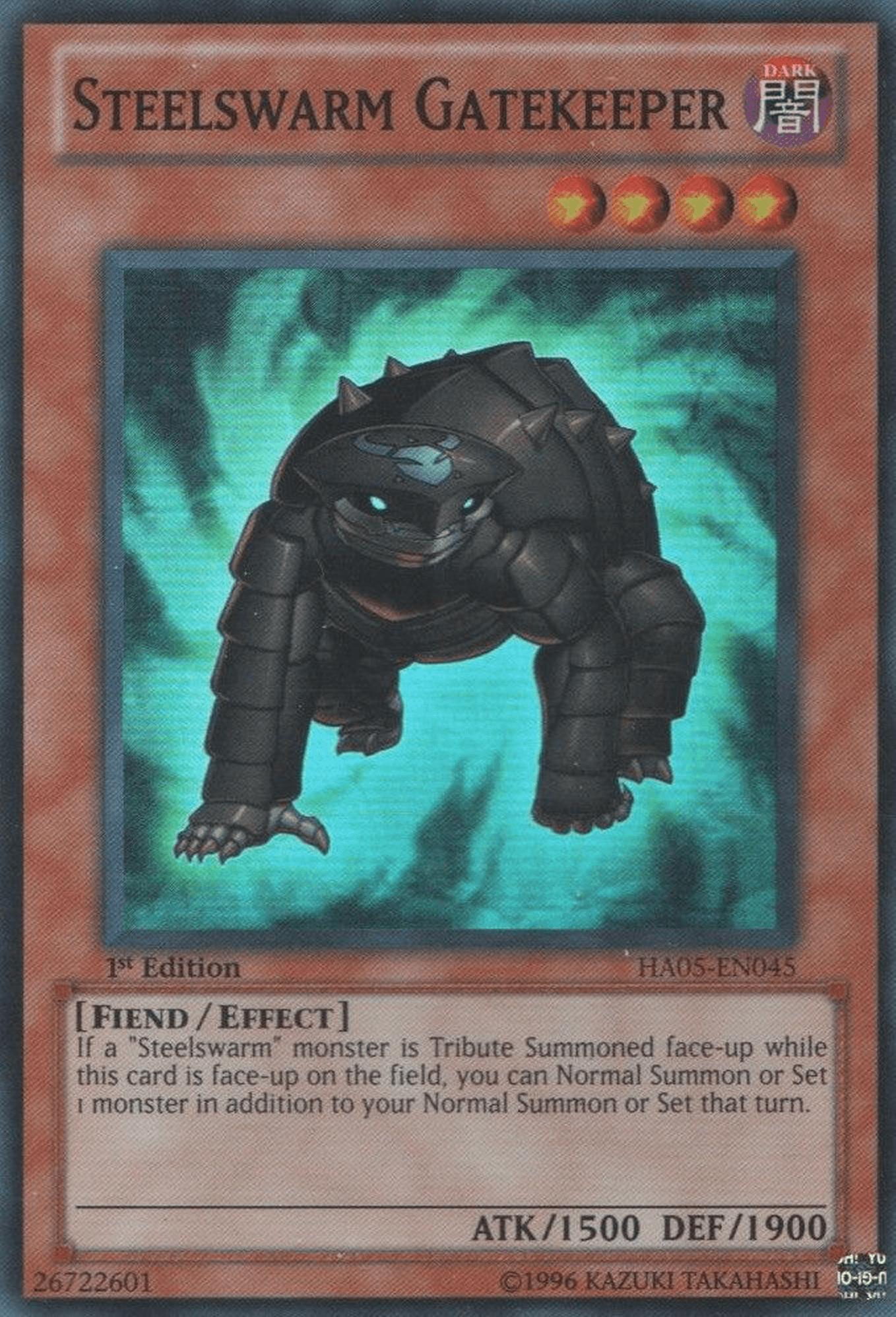 Steelswarm Gatekeeper [HA05-EN045] Super Rare - Josh's Cards