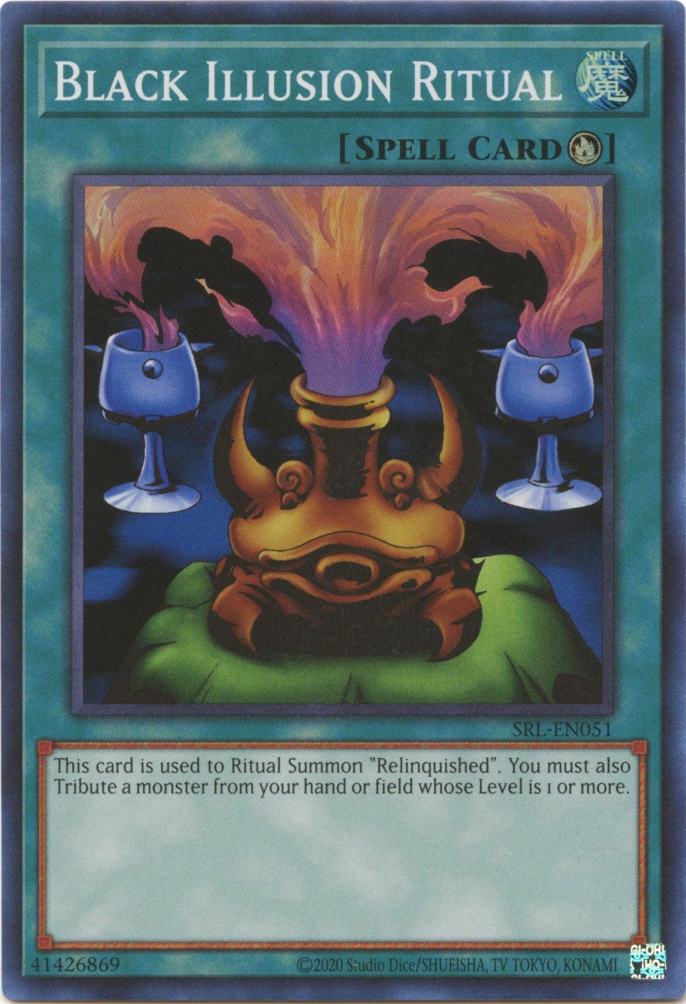 Black Illusion Ritual (25th Anniversary) [SRL-EN051] Super Rare - Josh's Cards