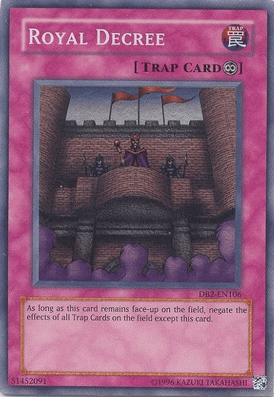 Royal Decree [DB2-EN106] Super Rare - Josh's Cards